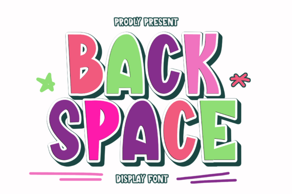 Back Space: A Font with Casual Elegance and Fresh Appeal