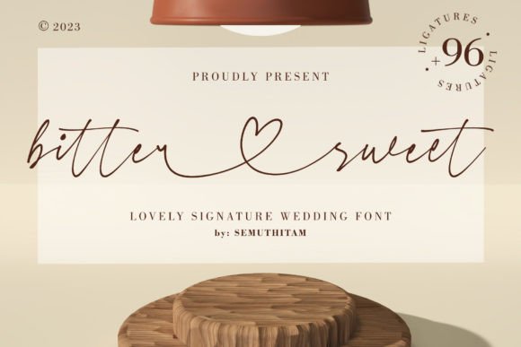 Bitter Sweet: A Font That Feels Like a Handwritten Love Note