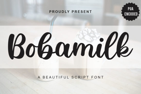 Bobamilk: The Handwritten Font That Feels Like a Luxury Touch