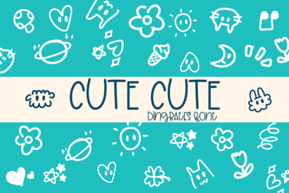 Cute Cute: The Sketchy Dingbats Font for Creative Projects
