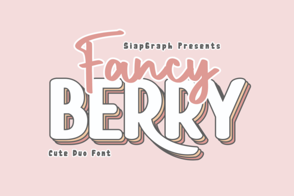 Fancy Berry Duo: A Handwritten Font with a Playful Soul
