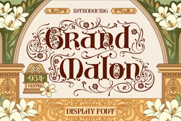 Grand Malon: The Gothic Display Font That Tells a Story
