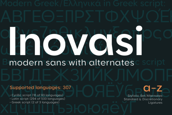 Inovasi Sans: Where Geometric Clarity Meets Modern Design Flexibility