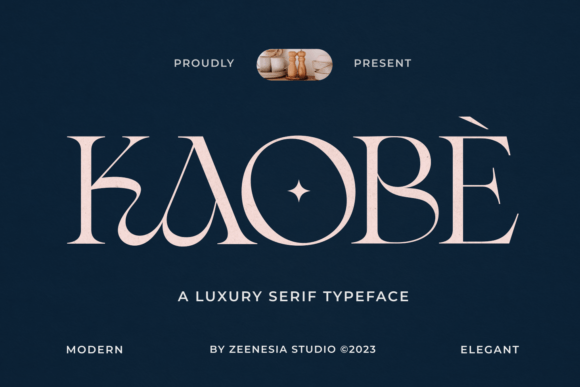 Kaobe: The Serif Font Blending Timeless Luxury with Modern Flair