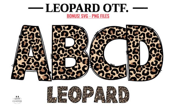 Leopard Army: Unleashing Fierce Typography for Bold Brands