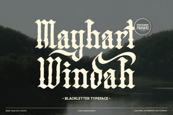 Mayhart Windah: Bold Gothic Typography for Modern Design