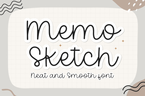 Memo Sketch: A Sweet Handwritten Font for Every Creative Project