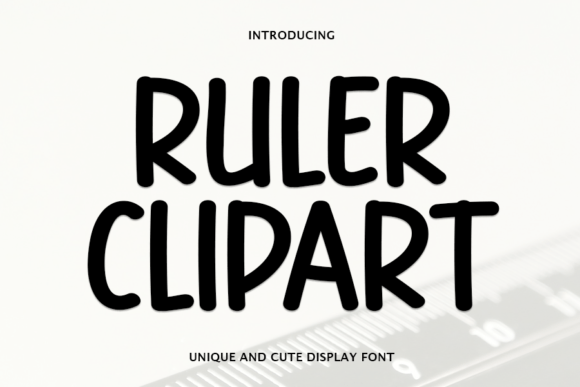 Ruler Clipart: A Handwritten Font for Modern Creatives
