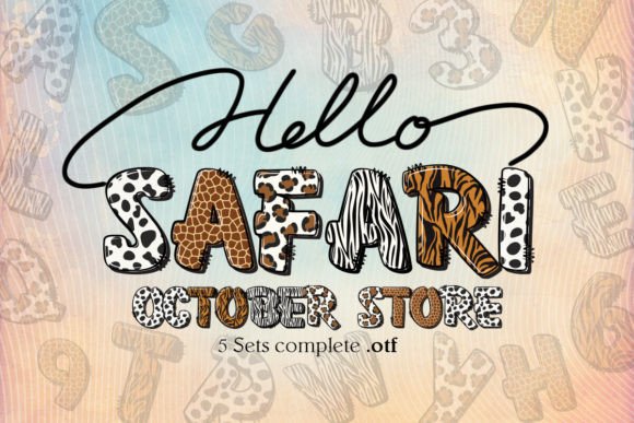 Safari Font: A Wildly Creative Typeface for Bold Designs
