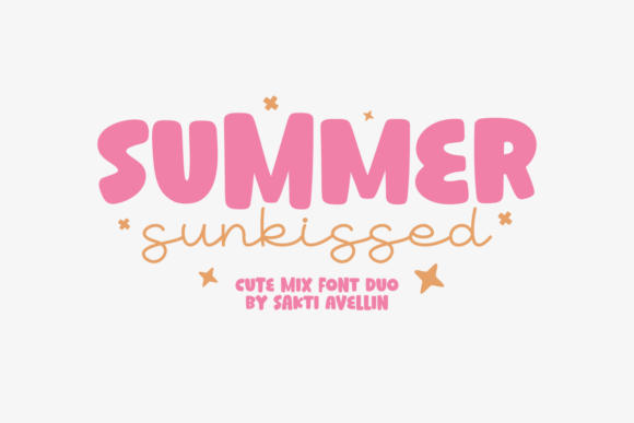 Summer Sunkissed: The Handmade Font with a Warm, Whimsical Flair