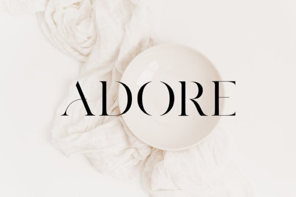 Why Adore Is the Serif Font Your Brand Has Been Missing